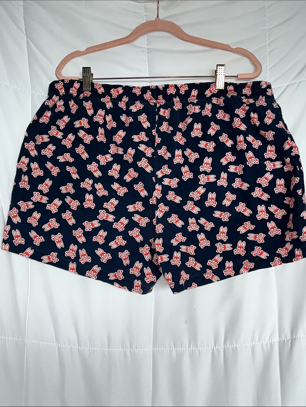 Psycho Bunny Navy And Orange Boxer Shorts XL Sleep Shorts Loungewear - Picture 3 of 6